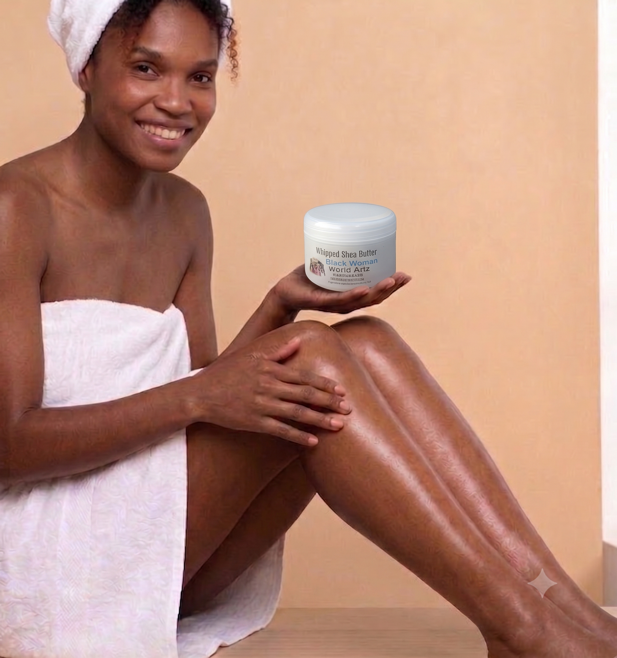 Black Woman Whipped Shea Butter