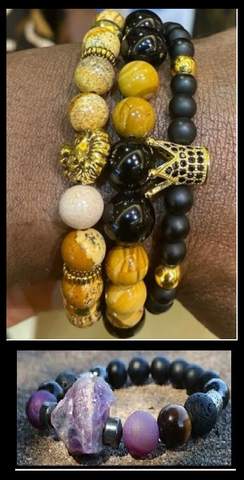 BRACELET - Unisex Natural Colors  Bracelets 10mm Beads2