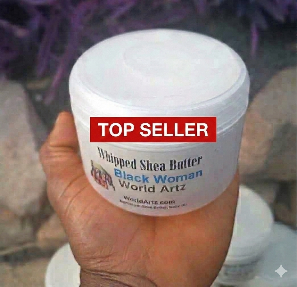 Black Woman Whipped Shea Butter