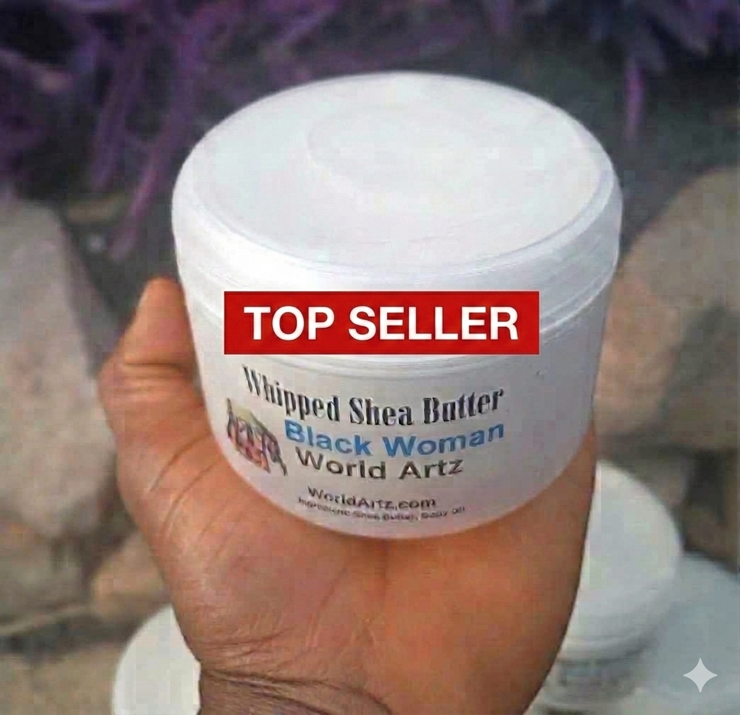 Black Woman Whipped Shea Butter