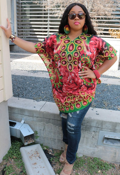 FEMALE DASHIKI/TOP-Female other Design Onesize (OTHER COLORS)